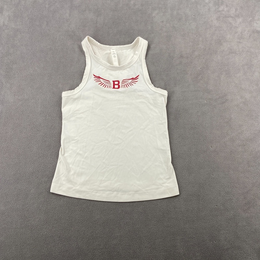 Lululemon Bountiful High School Redhawks Tank Top Women 4 White Nylon Round Neck